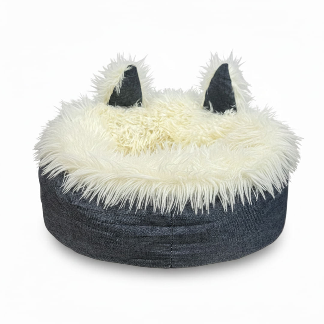 Cama Antiestrés peluda diseño orejas