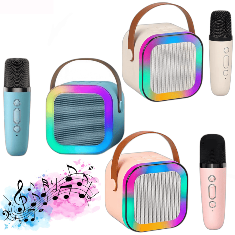 Parlante Bluetooth con Micrófono Inalámbrico con Luz | Brumako
