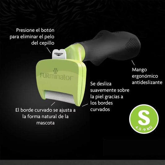 Cepillo Furminator Pelo Corto Para Perros S