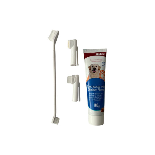 Bioline Set de Higiene Dental Sabor Carne
