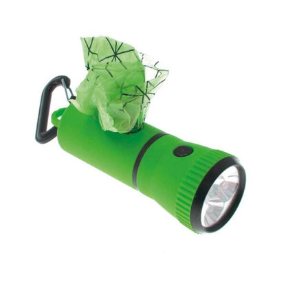 Dispensador de Bolsas para Perro con Linterna Integrada.