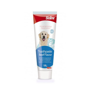 Bioline Pasta Dental Perro Sabor Carne 100g