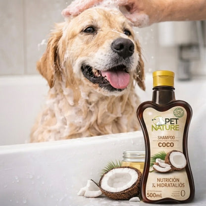 Shampoo para Perros y Gatos Aroma Coco de 500 Ml. | Brumako