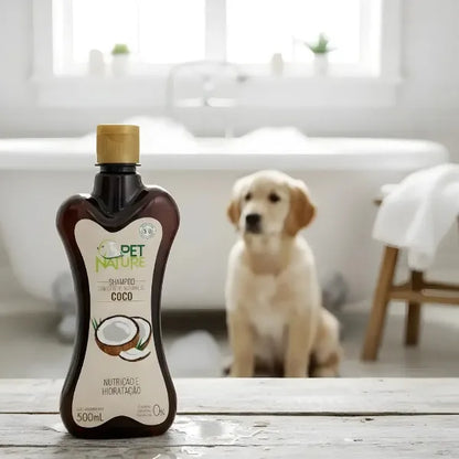 Shampoo para Perros y Gatos Aroma Coco de 500 Ml.