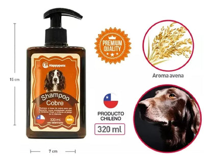 Happypets Shampoo de Cobre Hipoalergénico 320 ml