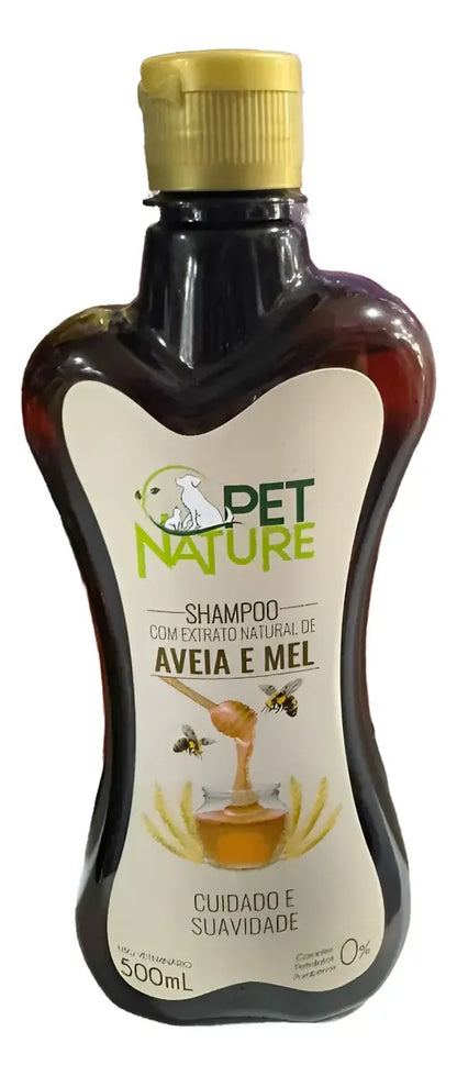 Shampoo para Perros y Gatos Aroma Avena y Miel 500 ml | Brumako