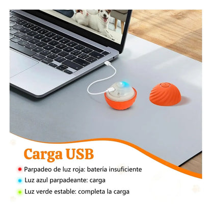 Pelota Giratoria Eléctronica,  Juguete  Para Perros Y Gatos