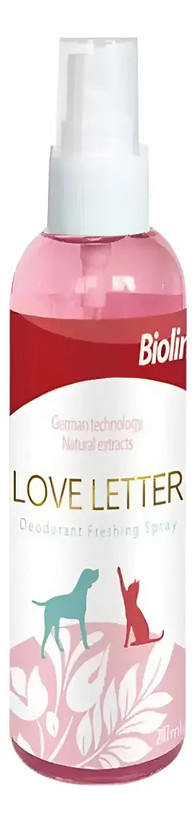 Bioline Perfume Colonia Love Letter Perros Y Gatos 207 Ml | Brumako