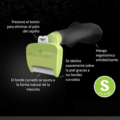 Cepillo Furminator Pelo Corto Para Perros S