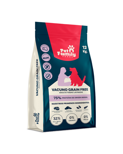 PetFamily Foods Grain Free Vacuno 12 kg