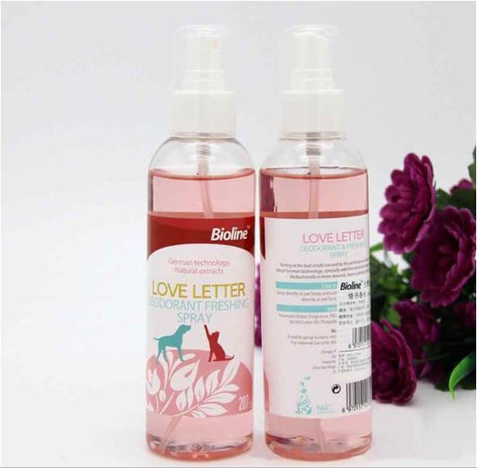 Bioline Perfume Colonia Love Letter Perros Y Gatos 207 Ml