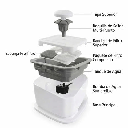 Fuente Bebedero  automatico  2.5 litros