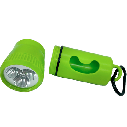 Dispensador de Bolsas para Perro con Linterna Integrada.