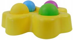 Plato interactivo forma petalo para mascotas Amarillo