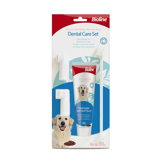 Bioline Set de Higiene Dental Sabor Carne | Brumako